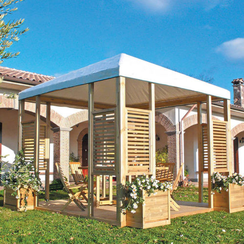 Gazebo in Legno Semplice